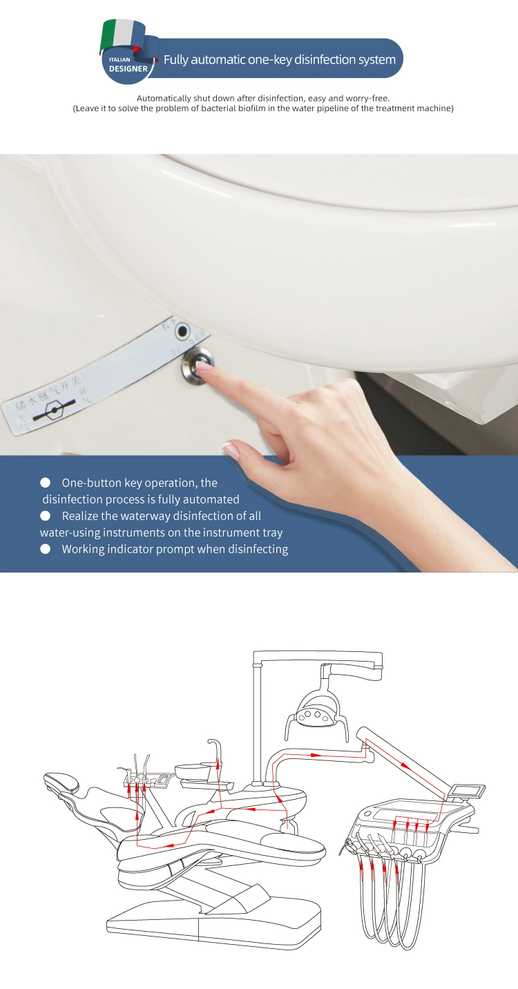 Luxurious Imported Upholstery China Dental Chair Unit, Medical Equipment Suppliers, Medical Device, Medical Instruments, Medical Products